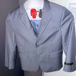 2 Kids suit jacket and 1 vest only used 1 time.